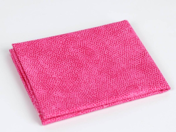 Reststück 30 cm Baumwollstoff Punkte Dimples Pink E18